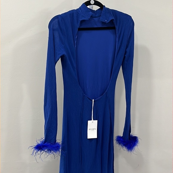RUNAWAY the label RAMONI MAXI DRESS SAPPHIRE - Picture 7 of 13